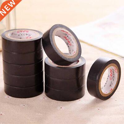 1pc Black 10M PVC Flame Retardant Adhesive Vinyl Electrical
