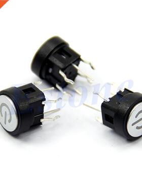 Momentary Latching Case Switch Green Led Light Power Symbol