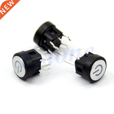Momentary Latching Case Switch Green Led Light Power Symbol