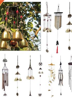 Outdoor Living Wind Chimes Yard Garden Tubes Bells Copper An