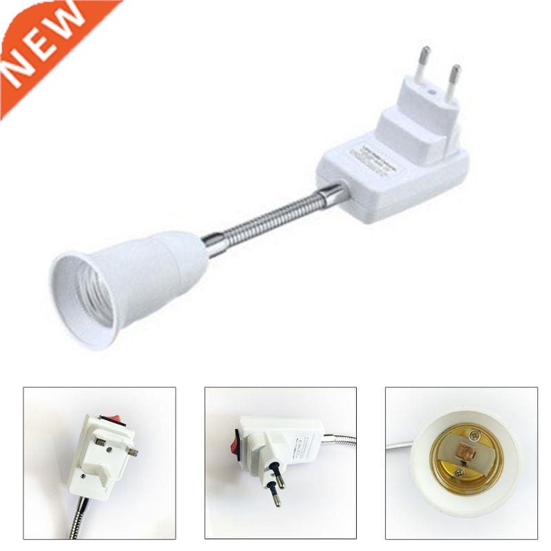 ??E27 EU Plug Socket Adapter with On/Off Switch Light Lamp