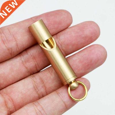 Brass Outdoor Survival Whistle Equipment Army Fan Supplies R
