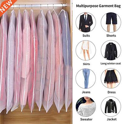 Top Clothes Hanging Garment Dress Clothes Suit Coat Dust Cov
