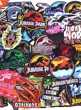 75pcs/pack Jurassic Park Dinosaur Stickers Toy for on Lugga