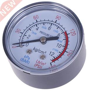 New Plastic Shell Bar Air Pressure Gauge 13mm 1/4 Bsp Thre