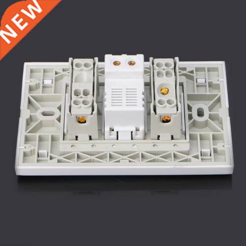 16A Wallu007FDouble Italian/Chile Plug Power Socket Adapter
