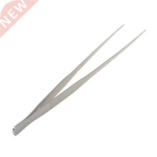 Aquarium Live Tank Curve Plant Long Tongs Stainless Steel Tw