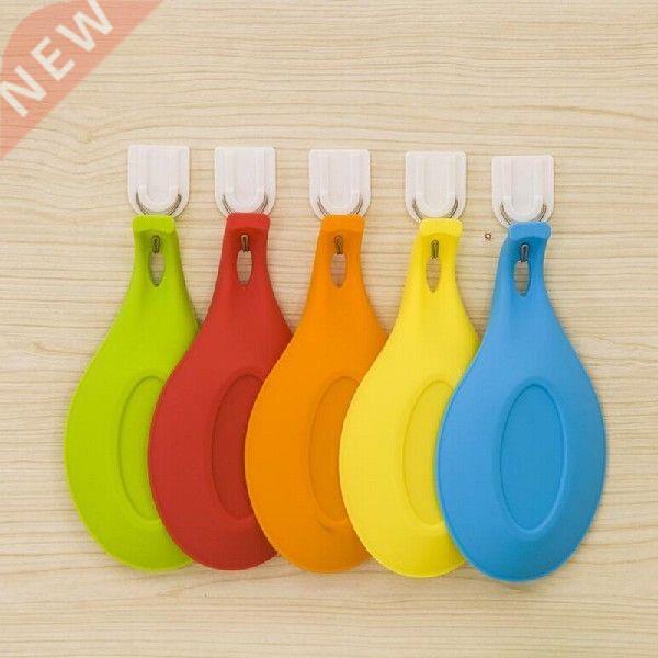 Random Colors Soup Ladle Shaped Heat Resistant Spoon Ladle
