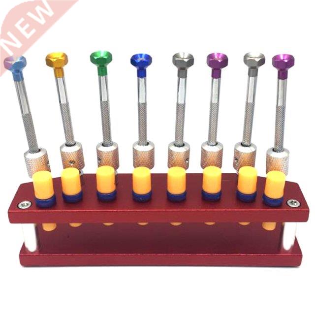 8 Pcs Watch Screwdrivers with etal Stand Tool for Watch Rep