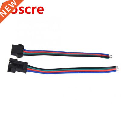 50 Pairs 22AWG Connector Cable Male and Female 4 Pin Tinned