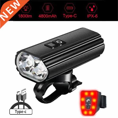 2T6 Bke Front Lght Type-c Rechargeable Outdoor LED