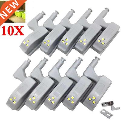 10pcs LED Inner Hinge Lamp Under Cabinet Lights Universal Wa