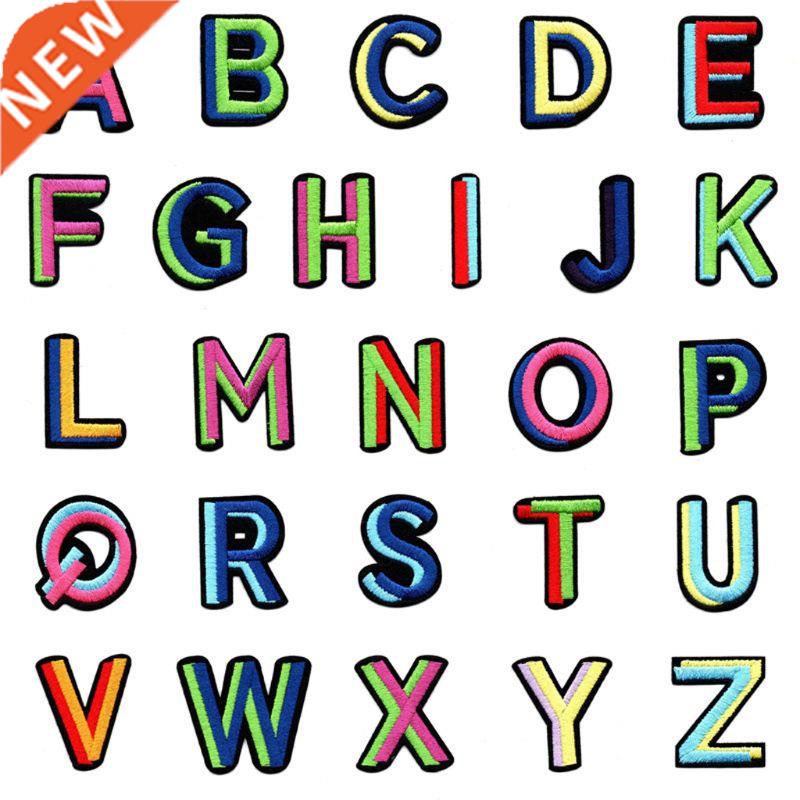 26Pcs/Set Colorful Cartoon English Alphabet Letter Mixed