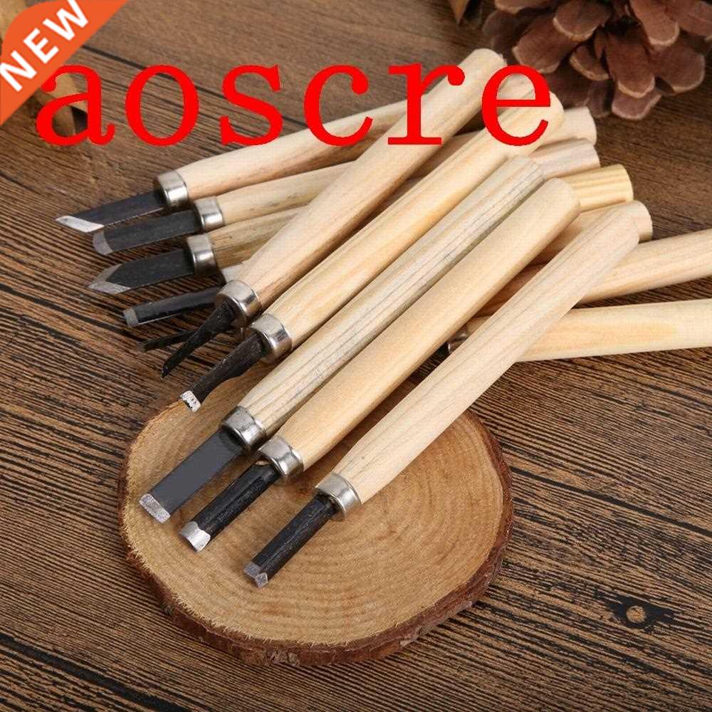 12pcs/ lot Knife Woodcut DIY Tools for Carving wood Hand Woo