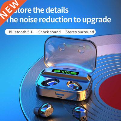 Wireless Earphones TG01 TWS Bluetooth-compatible 5.1 Stereo