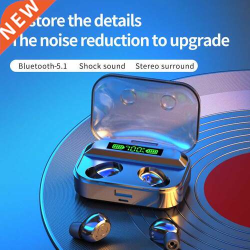 Wireless Earphones TG01 TWS Bluetooth-compatible 5.1 Stereo