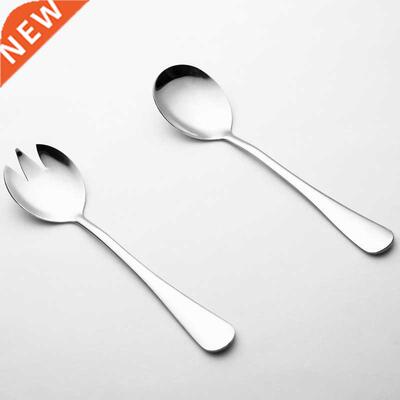 Kitchen 04 Stainless Steel Spoon Set Large Salad Serving Sp