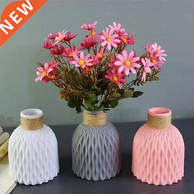 Modern Flower Vase Imitation Ceramic Flower Pot Decoration