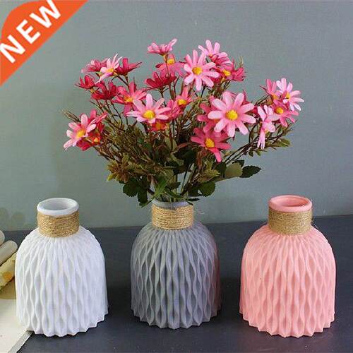 Modern Flower Vase Imitation Ceramic Flower Pot Decoration