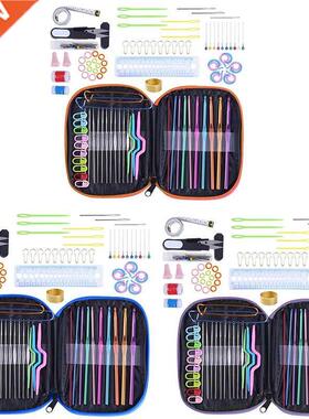100Pcs Crochet Hook wth Yarn Knt Gauge Sttch  Tools K