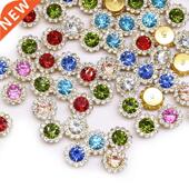 Glass Rhinestones Strass 100 Crystals Cup Shiny Stones Claw