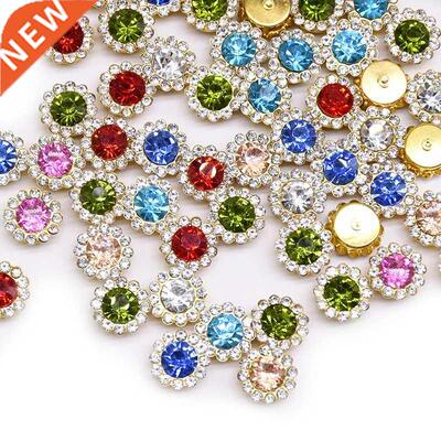 100 Claw Cup Glass Rhinestones Strass Shiny Crystals Stones