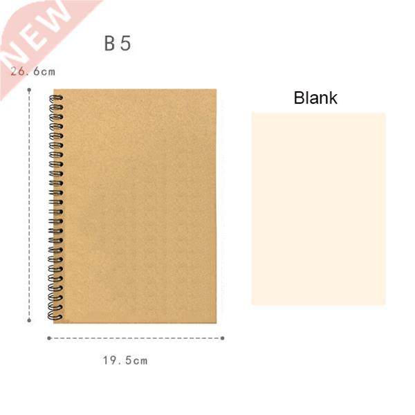 *a5 b5 spiral notebook journal drawing notebook daily weekly
