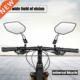 Mountain Rotatable Bike Mirror Handlebar Glass 2Pcs