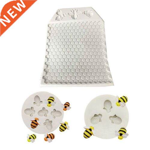 Honey Bee Shaped Silicone Moulds Cupcake Candy Fondants Mold