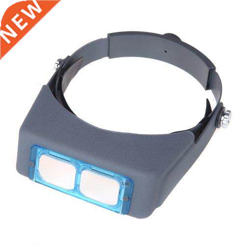 1.5X 2X 2.5X 3.5X Double Lens Head-mounted Headband Reading