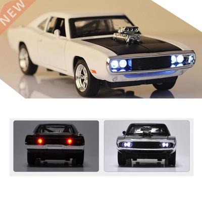 Charger Diecast Metal Model Car Sound And Light Pull-back Ve