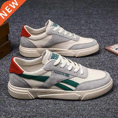 Men's rend Vulcanized Shoes Flat Casual Shoes Fashion Spring