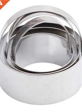 New 3pcs/set Stainless Steel Round Shape Cookie Cutter