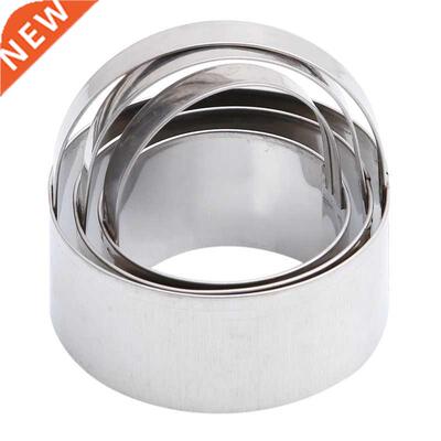 New 3pcs/set Stainless Steel Round Shape Cookie Cutter