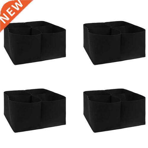 4 Pck Rised Grden Bed-4 Divided Grids Squre Rised