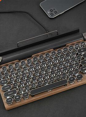 Mechanical Keyboard Wireless Bluetooth keyboards Dot retro t