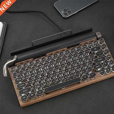 Mechanical Keyboard Wireless Bluetooth keyboards Dot retro t