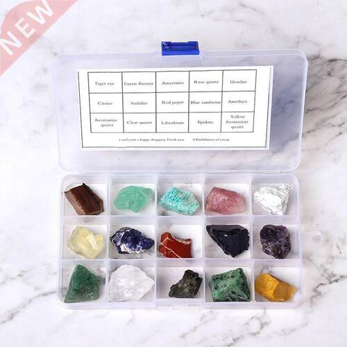 15 Kinds Natural Crystal Energy Stone Mineral Specimens