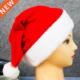 Santa Claus Plush Year Cotton Velvet Christmas Red New Hat