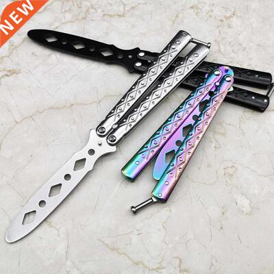 Foldable Butterfly Knife Portable Transformable Comb Pocket