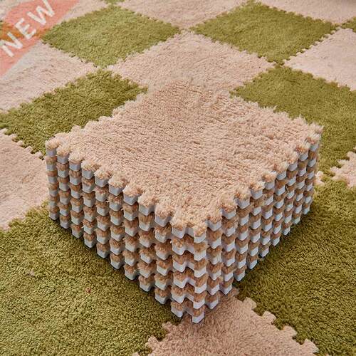 Baby Eva Foam Puzzle Foldable Carpet for Living Room Plush S