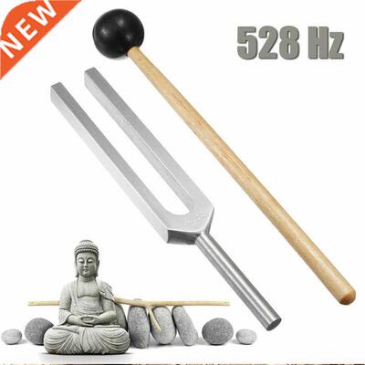 Tuning Fork 528C 528HZ Tuner with Mallet Set for DNA Repair