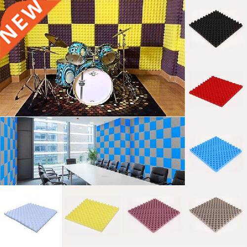 1PC High Density Acoustic Foam 30X30X2cm Sound-Absorbing