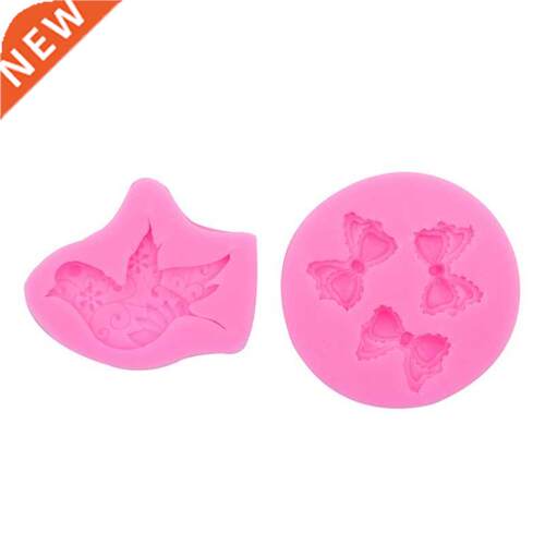 Bowknot/Birds Shapes Cake Moulds Fondant Mold Chocolate Mold