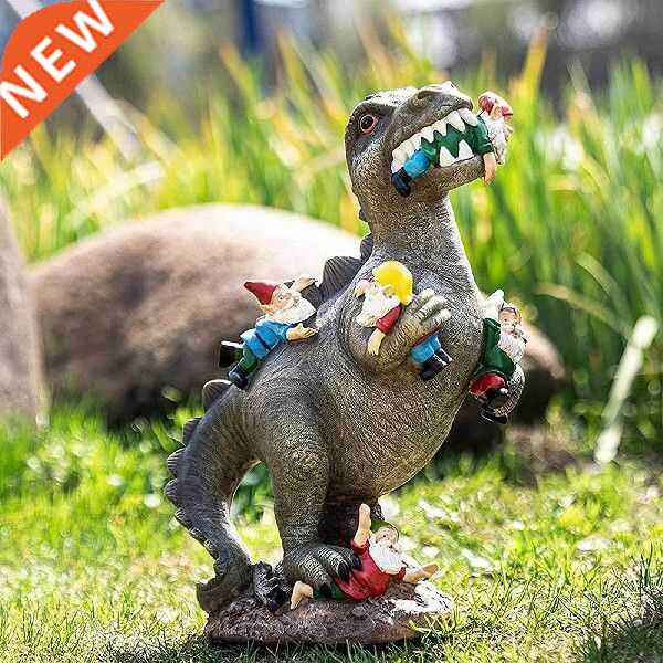 Garden Decorations  Dinosaur Dwarf Statue Resin图片