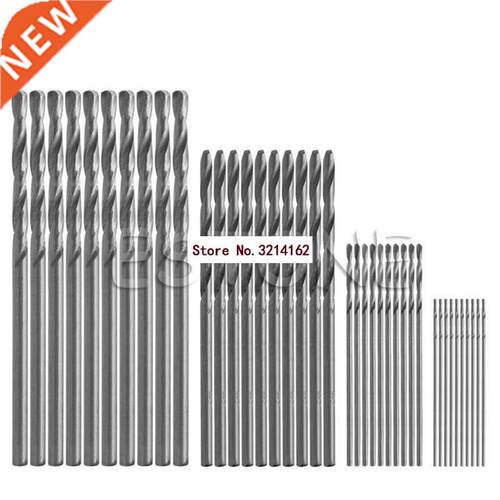 40Pcs Mini Drill HSS Bit 0.5mm-2.0mm Straight Shank PCB Twis