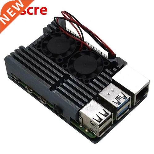 Cooling Metal Case for Pi 4, Aluminium Alloy Armor Case with