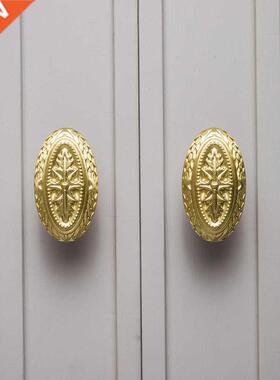 European-style luxury brass golden small handle cabinet ward