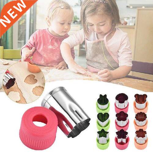 Stanless Steel Vegetable Frut Cutter Mold 3pcs Star Heart