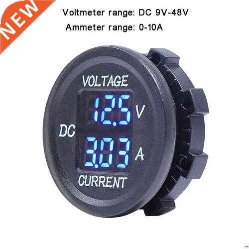 DC 9V to 48V 10A Digital Voltmeter Ammeter Voltage Current M